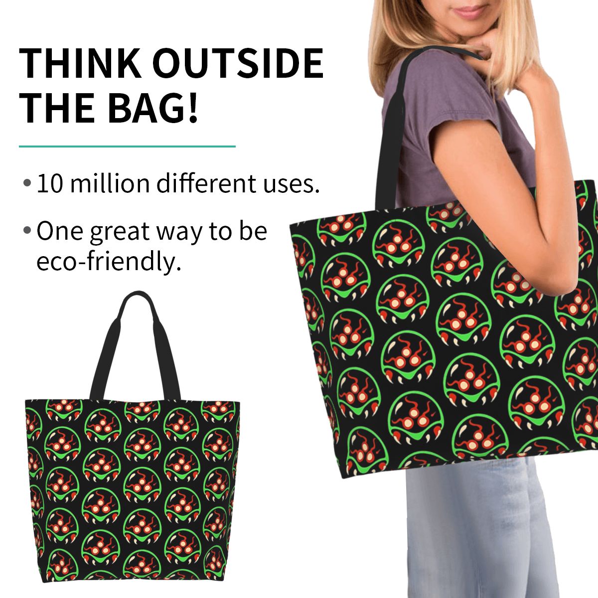 Women Bags Vector - Metroid Vector Sac fourre-tout en toile