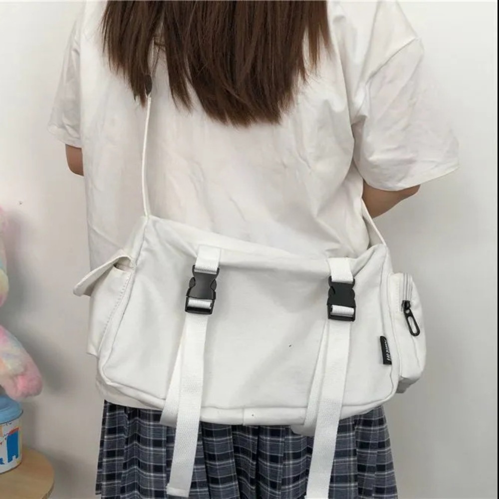 Women'S Tote Bags Designer - Sac à Bandoulière Noir avec Poches