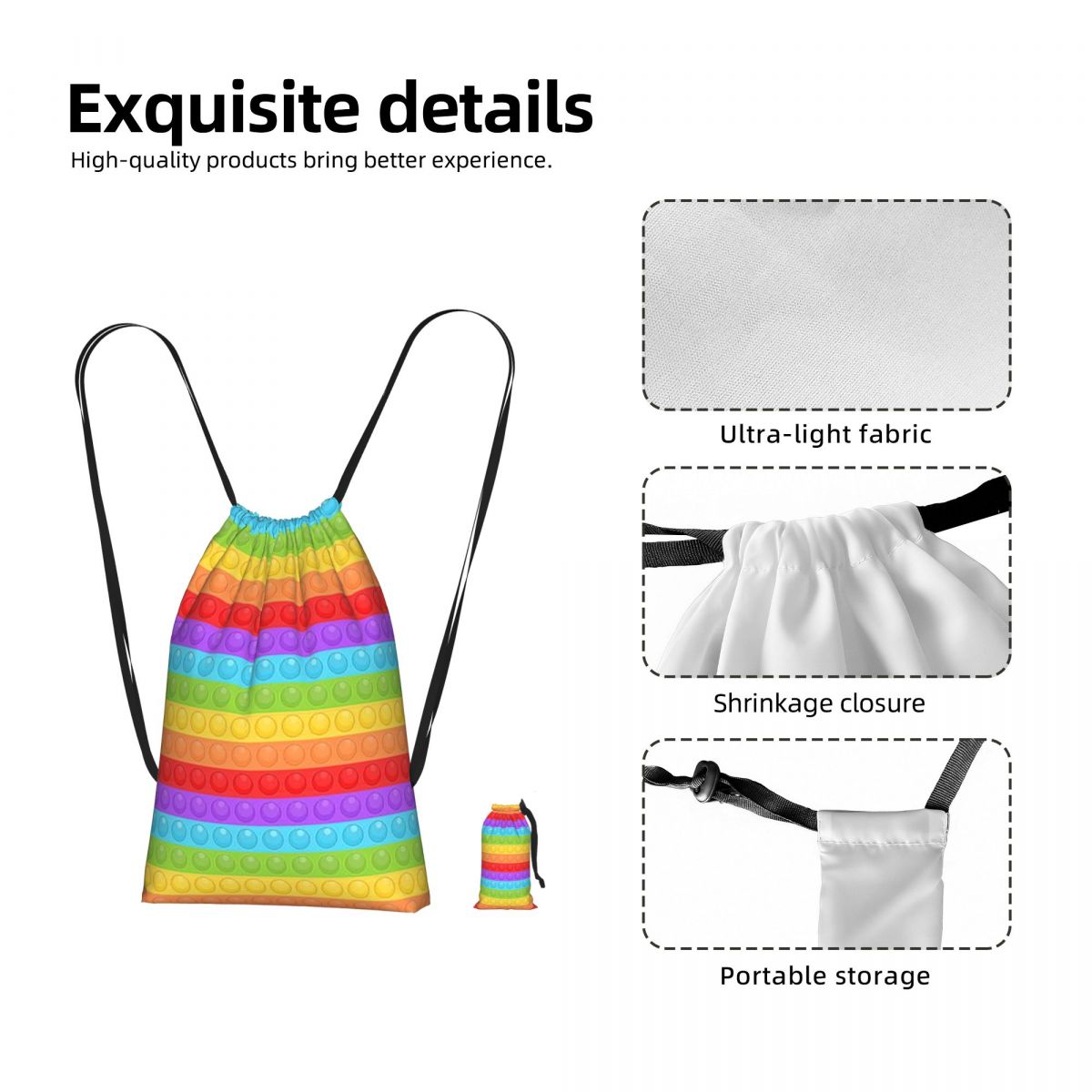 Women Bags Vector - Sac à dos à cordon de