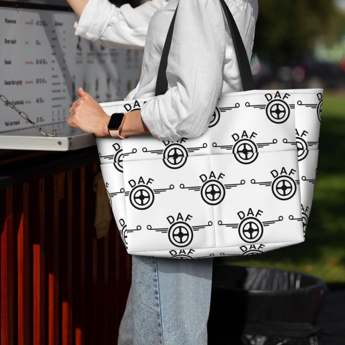 Women Bags Vector - Sac fourre-tout de plage avec logo