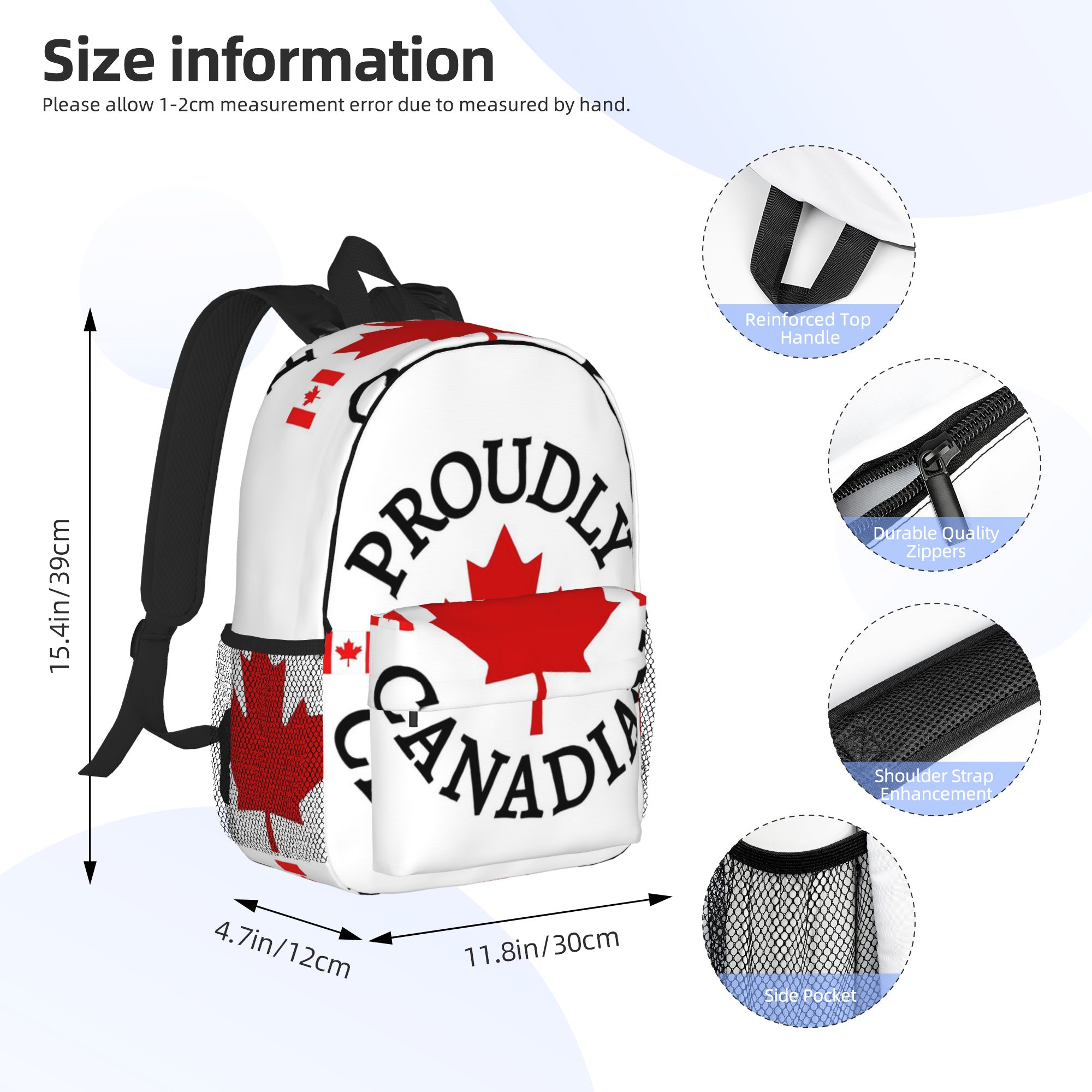Sac à dos Canada avec feuille  - Women Bags In Canada avis et prix