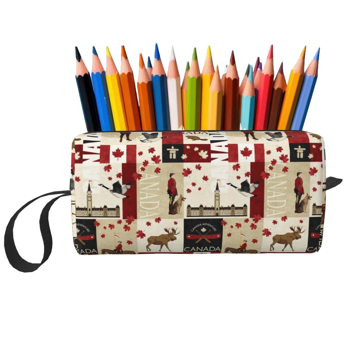 Trousse à crayons drapeau du C - Women Bags In Canada avis et prix