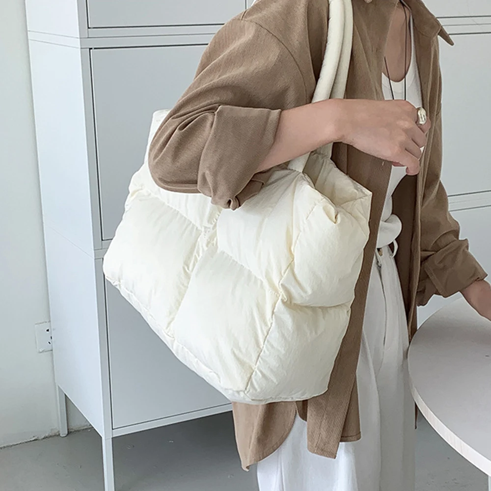 Grand fourre-tout rembourré en - Women Bags Low Price avis et prix