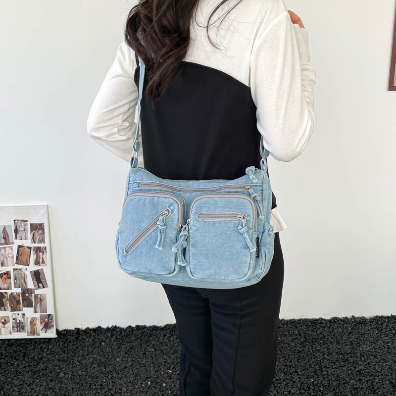 Sac à bandoulière en jean tend - Women Bags Zadig avis et prix