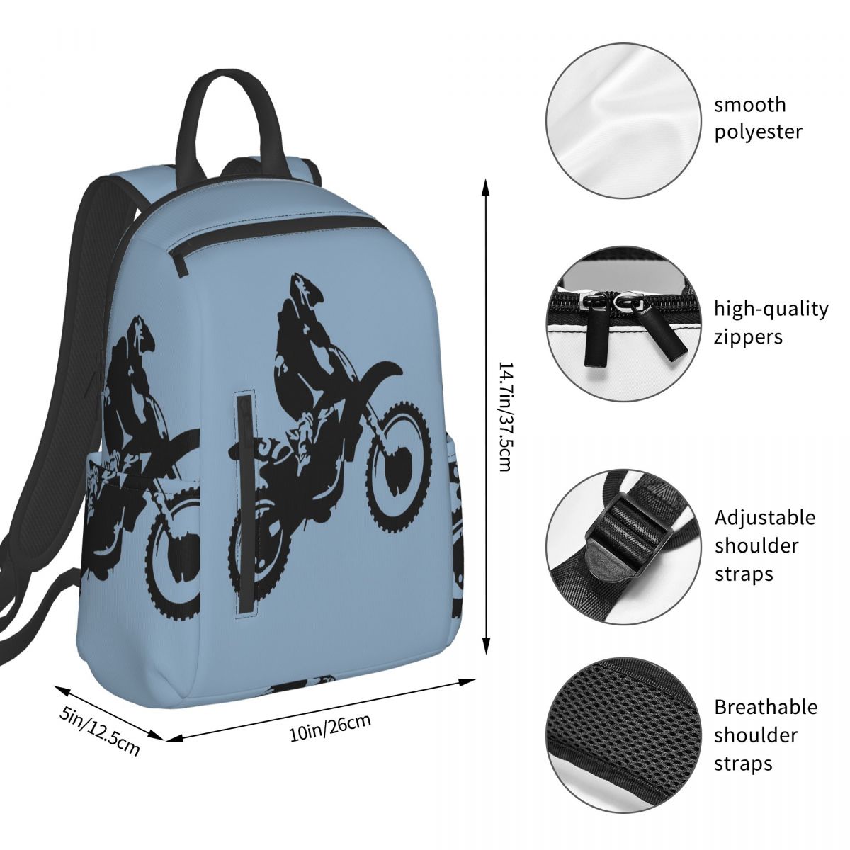 Sac à dos Moto X Dirt Bike Mon - Women Bags Vector avis et prix