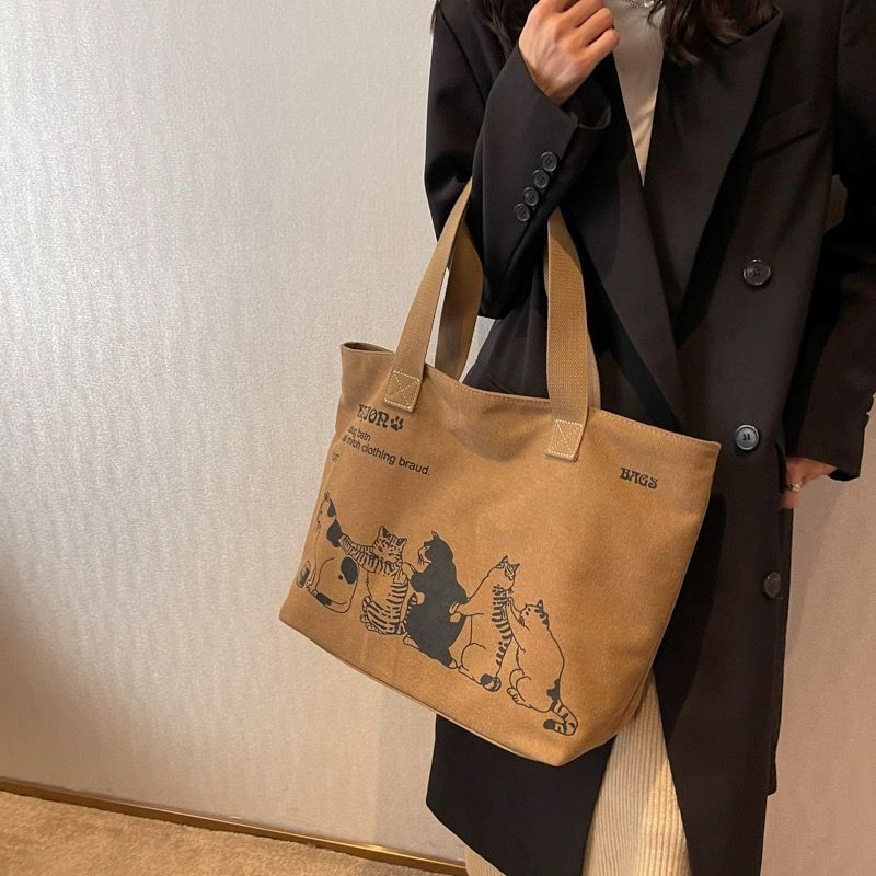 Sac fourre-tout en toile tenda - Women Bags Work avis et prix