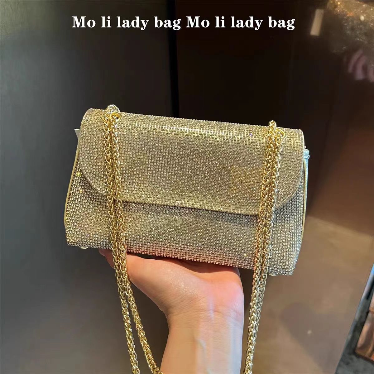Sac bandoulière scintillant ef - Flap Bag Envelope avis et prix
