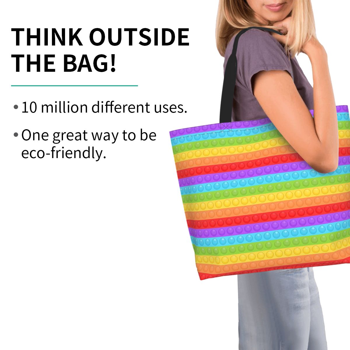 Sac fourre-tout en toile à mot - Women Bags Vector avis et prix