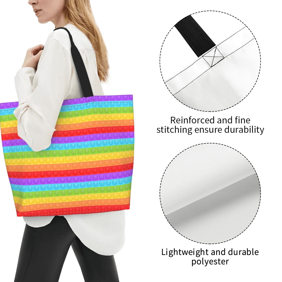 Sac fourre-tout en toile à mot - Women Bags Vector avis et prix