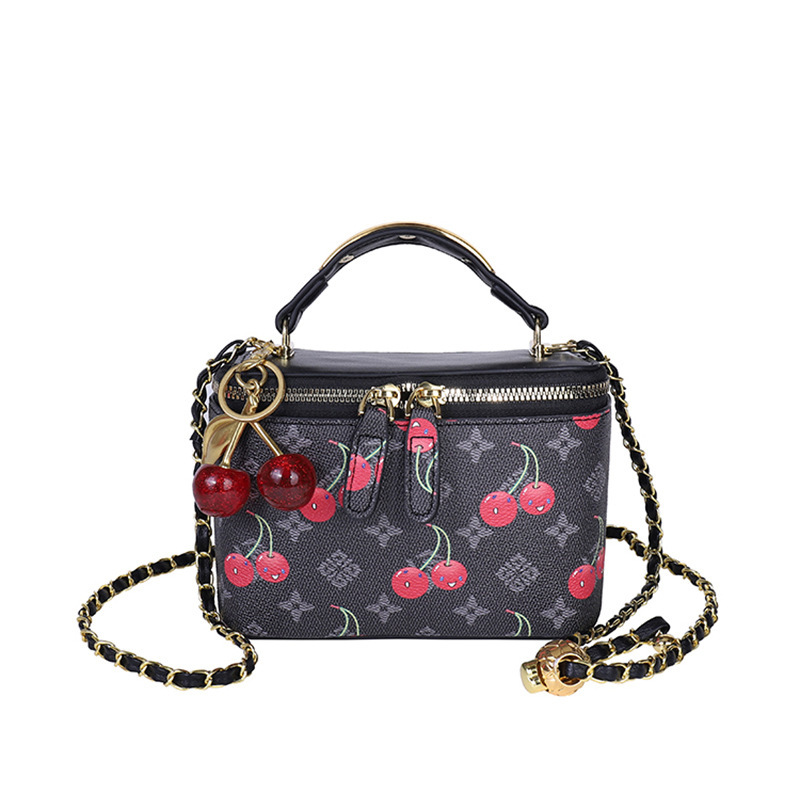 Sac carré mini imprimé cerises - Women Bags Zadig avis et prix