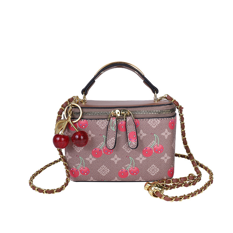 Sac carré mini imprimé cerises - Women Bags Zadig avis et prix