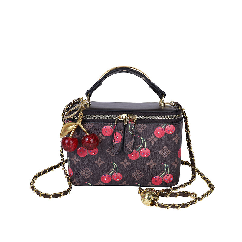 Sac carré mini imprimé cerises - Women Bags Zadig avis et prix