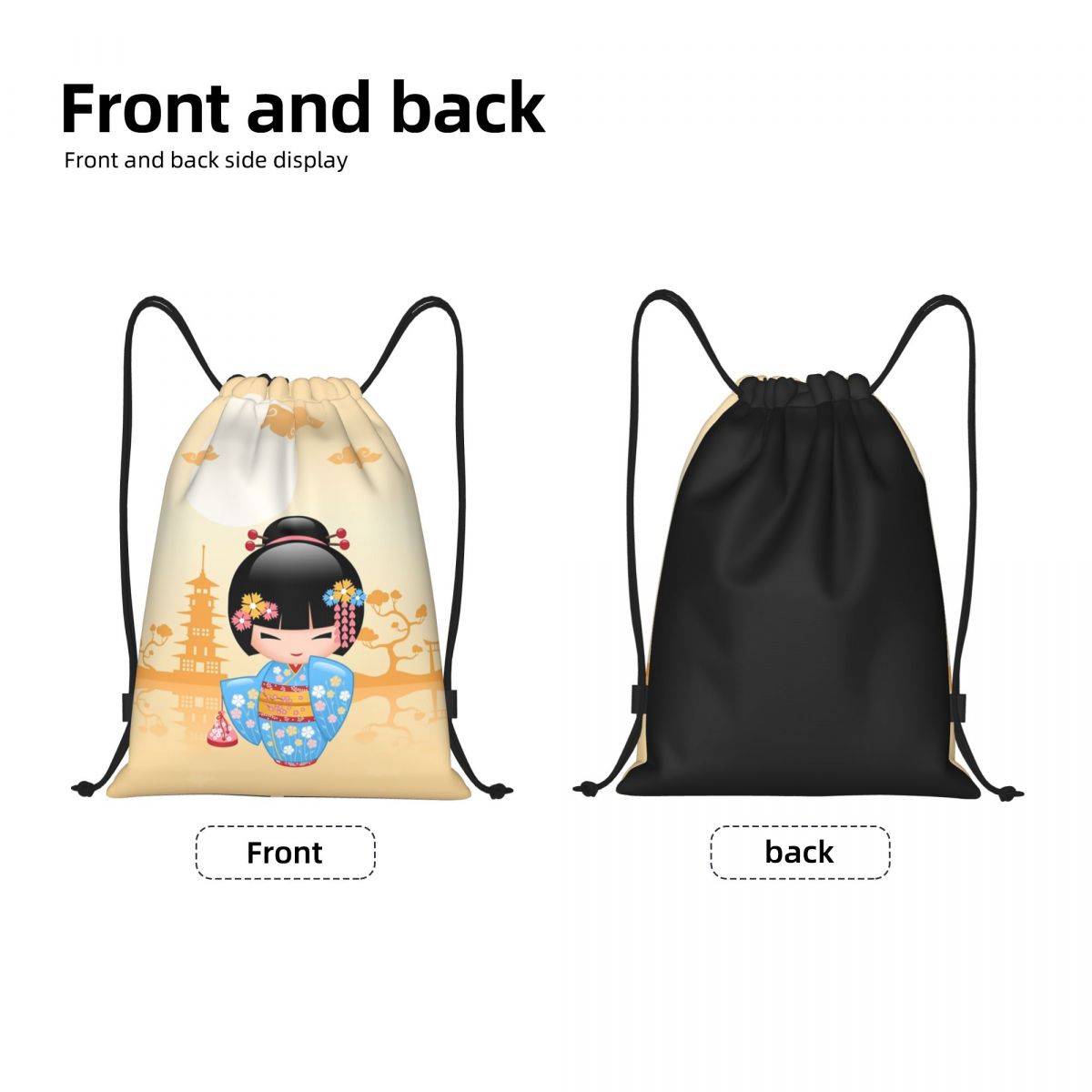 Japonais Maiko Kokeshi poupée  - Women Bags Vector avis et prix