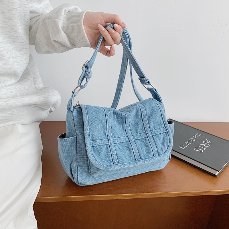Sac à bandoulière en jean gran - Women Bags Zadig avis et prix