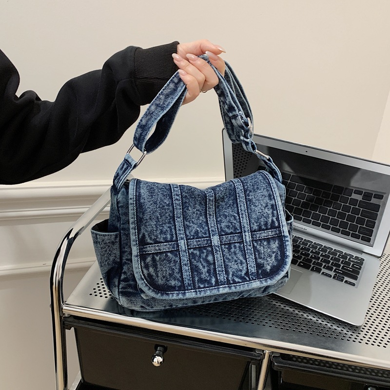 Sac à bandoulière en jean gran - Women Bags Zadig avis et prix